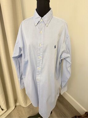 Ralph Lauren Light Blue Yarmouth Button-Down Shirt - Men's